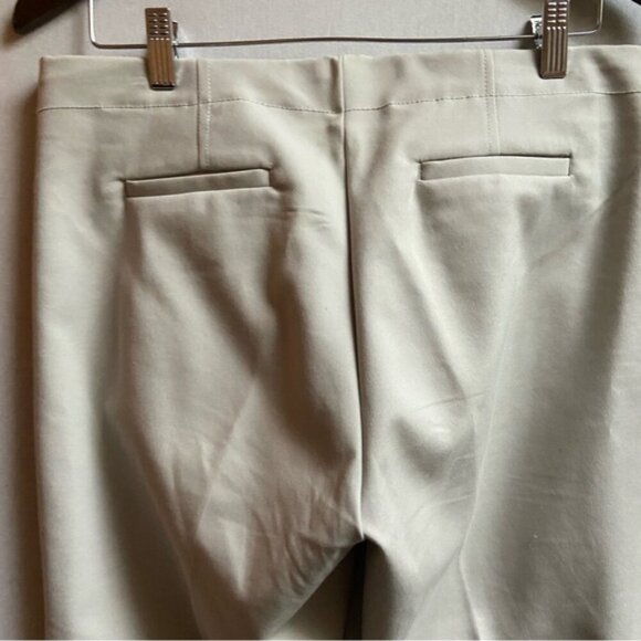 Crosby Springfield Slim Cream Coloured Pull On Cotton Trouser Pants Sz 10 - Picture 4 of 9